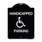 Signmission Handicapped Parking Heavy-Gauge Aluminum Architectural Sign, 24" x 18", BW-1824-24629 A-DES-BW-1824-24629 - alternate 1